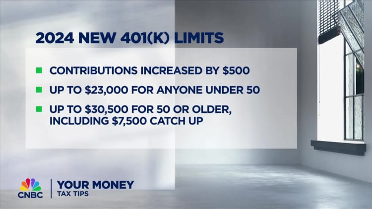 2024 Tax Tips: New 401(k) Limits.